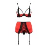 Ensemble lingerie à jarretelles Femmina - Passion