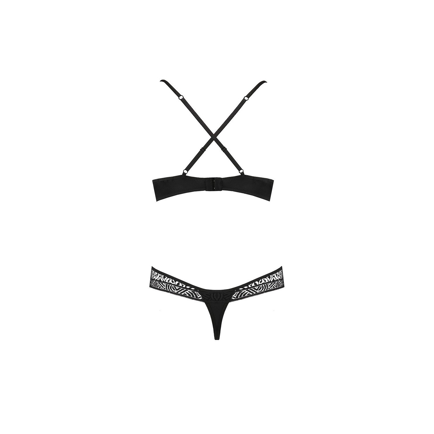 Ensemble Scarlet Bikini noir - Passion