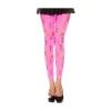 Legging rose fluo ajouré petits et grands trous - MH35472NEP