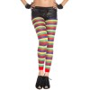 Legging fantaisie coloré bandes horizontales - MH35008RAI
