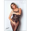Bodystocking résille imprimé motifs floraux - Le Numéro 13 - Collection Bodystocking - CM99013
