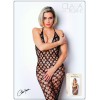 Bodystocking  en résille avec maille  large - Le Numéro 11 - Collection Bodystocking - CM99011