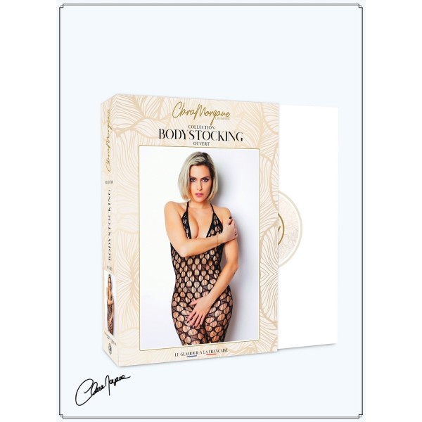 Bodystocking  en résille avec maille  large - Le Numéro 11 - Collection Bodystocking - CM99011