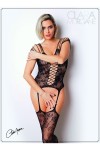Bodystocking imprimé florale - Le Numéro 10 - Collection Bodystocking - CM99010