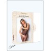Bodystocking en dentelle noire motif floraux  - Le Numéro 8 - Collection Bodystocking - CM99008