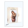 Bodystocking en dentelle noire motif floraux  - Le Numéro 8 - Collection Bodystocking - CM99008