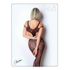 Body noir avec ouverture sexy - Le Numéro 3 - Collection Bodystocking - CM99003