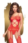 Bodystocking Rouge Hot nightfall - PH0032RED