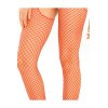 Bodystocking rouge filet ouvert devant et derrière - REN7002-RED