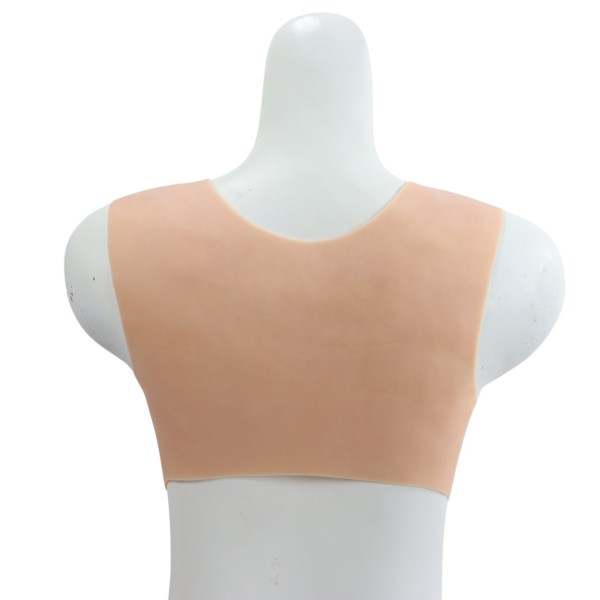 Buste faux seins, vaisseaux apparents, encolure ronde