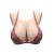 Buste faux seins, encolure ronde, design haut de gamme