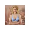 Buste faux seins 100% silicone, dos nu