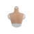 Buste fausse poitrine bonnet élastique coton, col haut