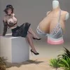 Faux seins énormes réalistes en silicone