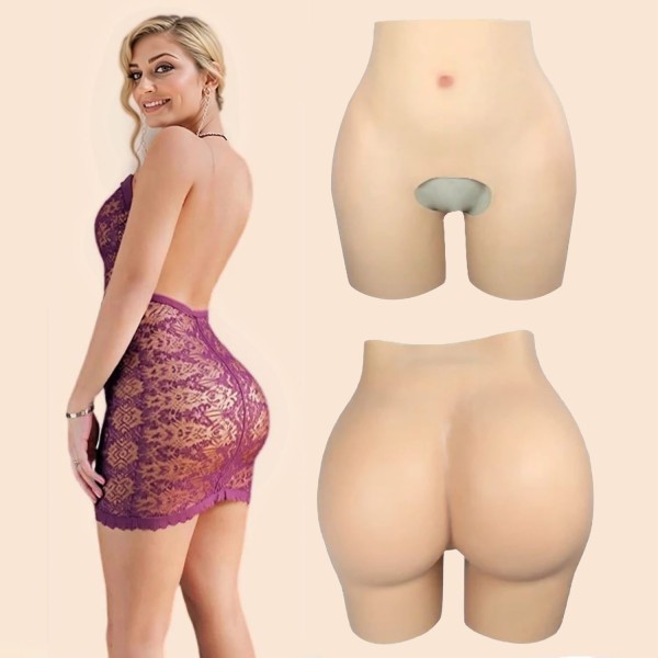 Fausses fesses en silicone – Rehaussement naturel vu de dos