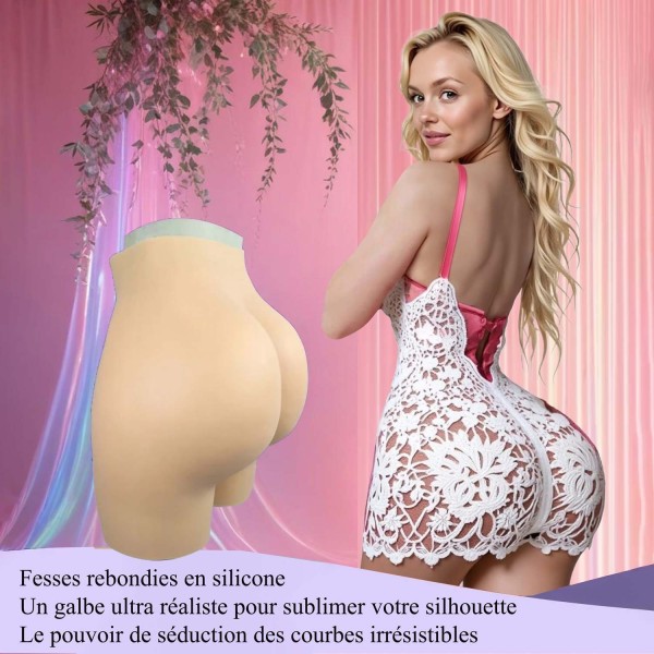 Fausses hanches et fesses en silicone – Effet naturel, peau réaliste