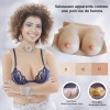 Buste faux seins, vaisseaux apparents, encolure ronde