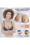 Buste faux seins, vaisseaux apparents, encolure ronde