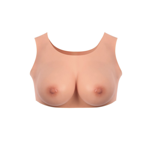 Buste seins réaliste couleur peau claire Taille S Bonnet C - CC730014019403