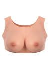 Buste seins réaliste couleur peau claire Taille S Bonnet C - CC730014019403