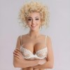 Buste faux seins prix discount, col haut