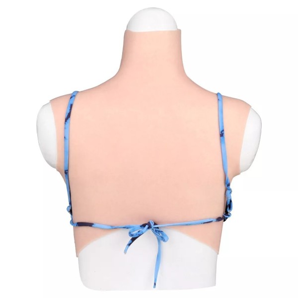 Buste faux seins prix discount, col haut