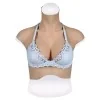 Buste faux seins new design, en silicone, col haut