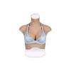 Buste faux seins new design, en silicone, col haut