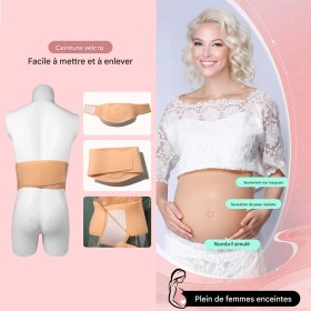Ventre Artificiel Grossesse Silicone Gonflable Réaliste