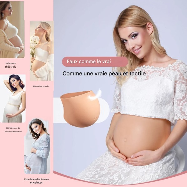 Ventre Artificiel Grossesse Silicone Gonflable Réaliste