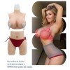 Ensemble Buste et panty en silicone  - Féminité Réelle