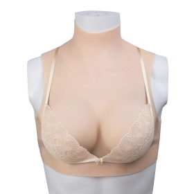 Buste Faux Seins Silicone Col Haut - Le Petit Prix Qui Change Tout !