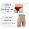 Ensemble Buste et panty en silicone  - Féminité Réelle