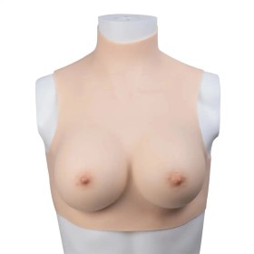 Buste Faux Seins Silicone Col Haut - Le Petit Prix Qui Change Tout !