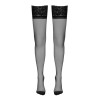 Bas autofixants couture noir 1 - Cotelli Legwear
