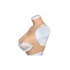 Buste faux seins plastron petit prix – col haut