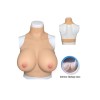 Buste faux seins plastron petit prix – col haut