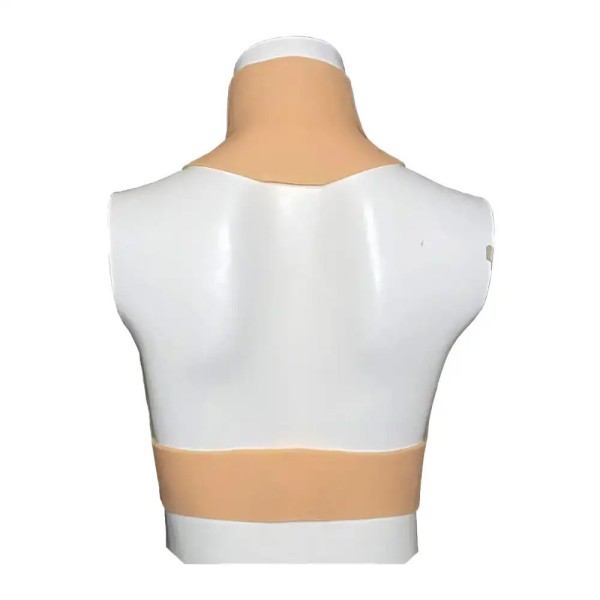 Buste faux seins plastron petit prix – col haut