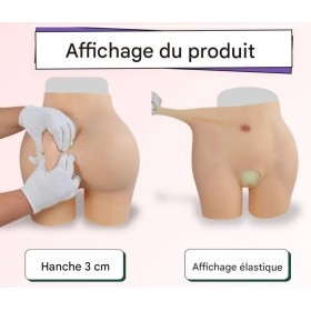 Fausses hanches et fesses en silicone – Silhouette féminine