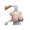 Ensemble buste faux seins et legging taille haute en silicone