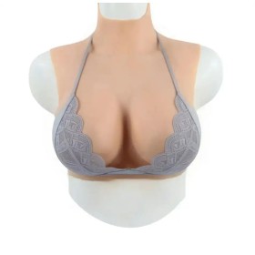 Ensemble buste faux seins col haut et legging taille haute