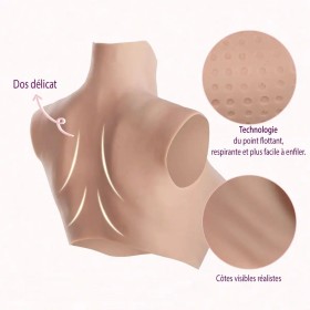 Buste faux seins, nouvelle conception de remplissage d'airbag