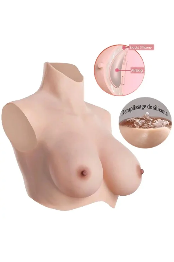 Buste faux seins, nouvelle conception de remplissage d'airbag