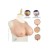 Buste faux seins silicone, encolure ronde