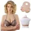 Buste faux seins silicone, dos nu