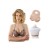 Buste faux seins silicone, dos nu