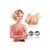 Buste faux seins silicone, encolure ronde