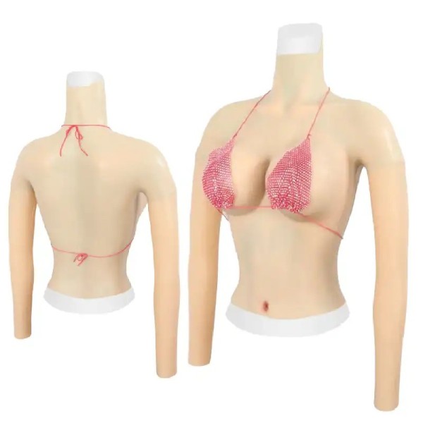 Buste faux seins manches longues