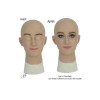 Masque féminin réaliste en silicone, tête pleine