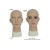 Masque féminin réaliste en silicone, tête pleine